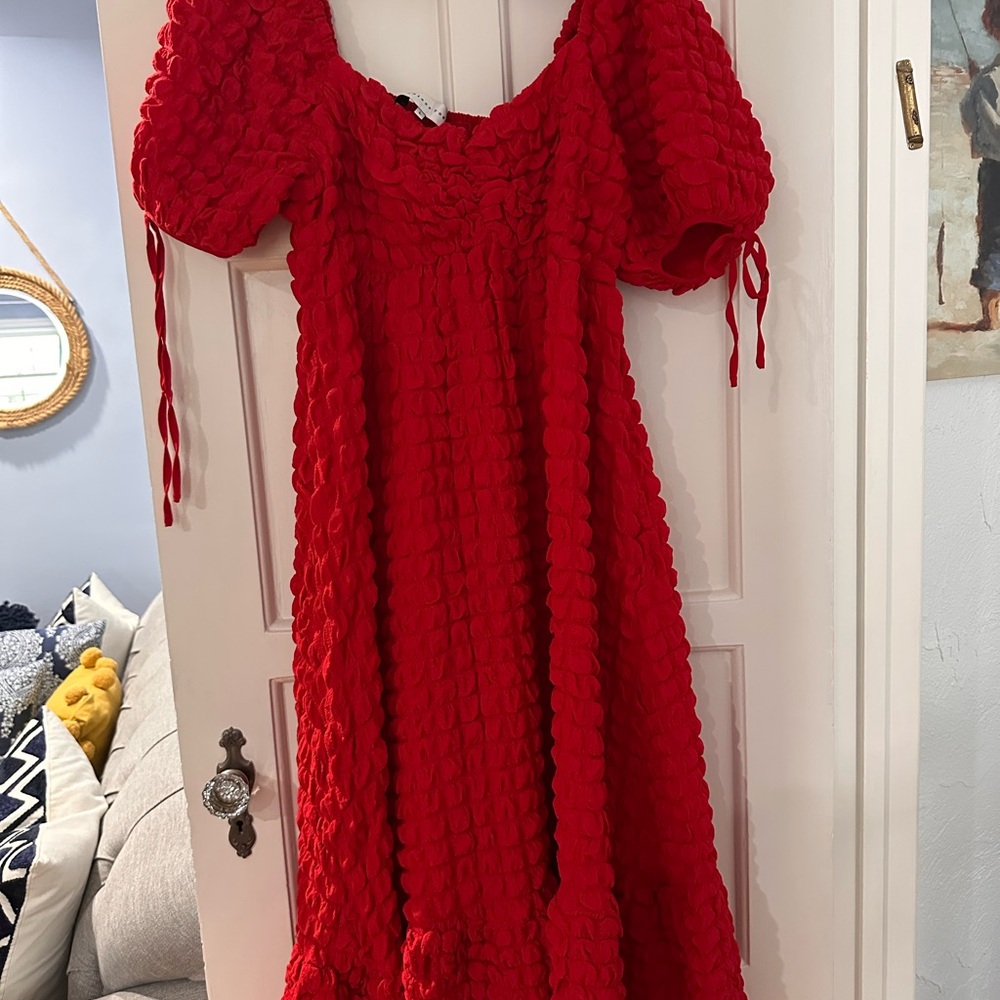 Endless Rose Scarlet Midi dress from Anthropologie. Never worn.